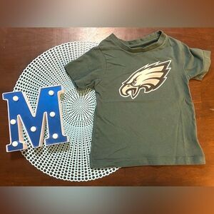 NFL Kids Green Eagles T-Shirt, 3T, used